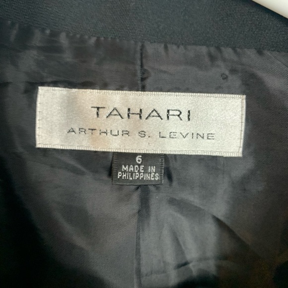 TAHARI ASL blazer black and leopard - Picture 4 of 6